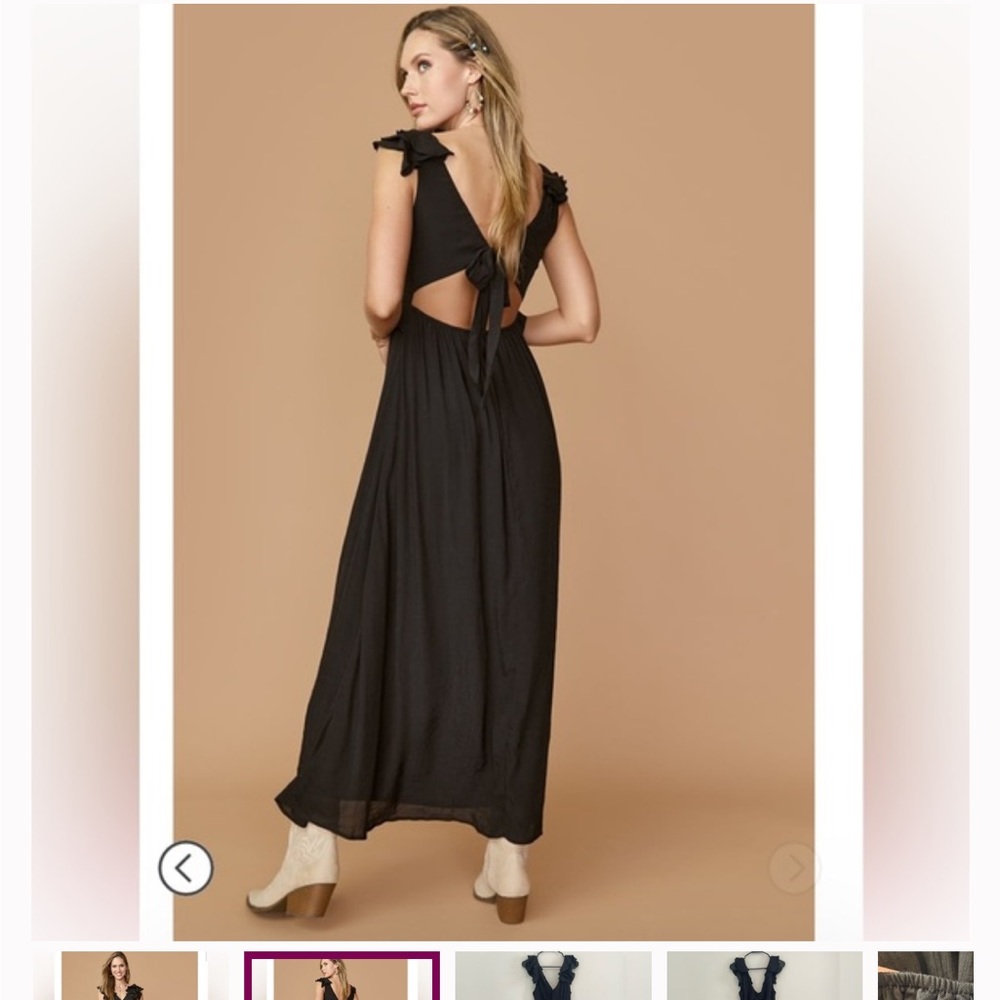 Camila Ruffle Maxi Dress - Picture 2 of 4